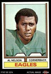Al Nelson #73 Football Cards 1974 Topps Prices