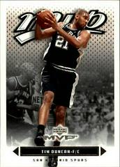 Tim Duncan Basketball Cards 2003 Upper Deck MVP Prices