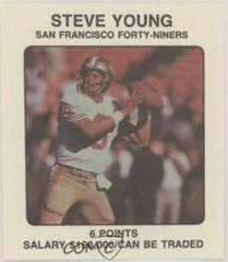 Steve Young Football Cards 1989 Franchise Game Prices