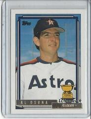 Al Osuna [Winner] #614 Baseball Cards 1992 Topps Gold Prices