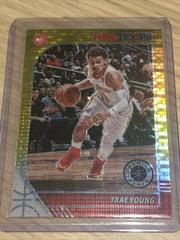 Trae Young [Gold Pulsar] Basketball Cards 2019 Panini Hoops Premium Stock Prices