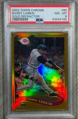 Barry Larkin #85 Baseball Cards 2002 Topps Chrome Prices