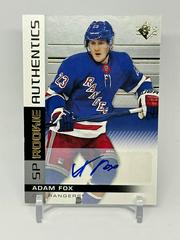 Adam Fox [Autograph] #129 Hockey Cards 2019 SP Prices