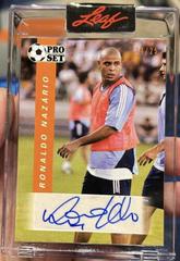 Ronaldo Nazario Soccer Cards 2022 Pro Set Autographs Prices