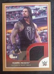 Roman Reigns Wrestling Cards 2016 Topps WWE Shirt Relic Prices