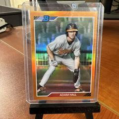 Adam Hall [Orange Refractor] Baseball Cards 2020 Bowman Heritage Chrome Prospects Prices