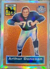 Arthur Donovan #3 Football Cards 2001 Topps Archives Reserve Prices