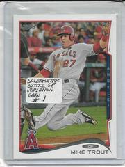 Mike Trout [Sabermetric Stats] Baseball Cards 2014 Topps Prices