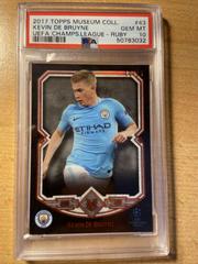 Kevin De Bruyne [Ruby] Soccer Cards 2017 Topps Museum Collection UEFA Champions League Prices