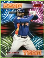 Yordan Alvarez [Red] Baseball Cards 2023 Stadium Club Beam Team Prices