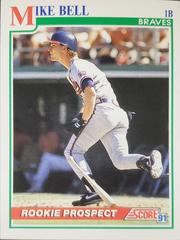 Mike Bell #375 Baseball Cards 1991 Score Prices