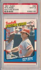 Pete Rose Baseball Cards 1987 Fleer Exciting Stars Prices
