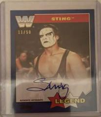 Sting [Blue] Wrestling Cards 2017 Topps WWE Heritage Autographs Prices