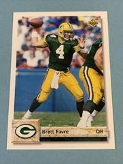 Brett Favre #484 Football Cards 1992 Upper Deck Prices
