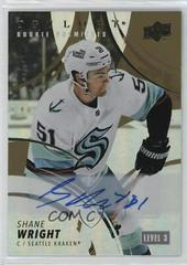 Shane Wright [Gold Autograph ] #197 Hockey Cards 2022 Upper Deck Trilogy Prices