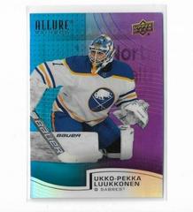 Ukko Pekka Luukkonen [Blue Purple] Hockey Cards 2021 Upper Deck Allure Rainbow Prices