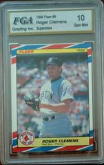 Roger Clemens #9 Baseball Cards 1988 Fleer Superstars Prices