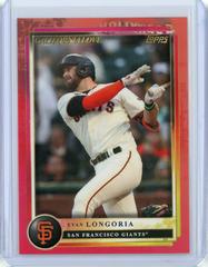Evan Longoria [Red] #55 Baseball Cards 2022 Topps X Aaron Judge Prices