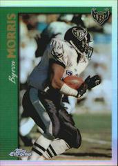 Byron Morris [Refractor] #34 Football Cards 1997 Topps Chrome Prices