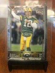 Aaron Rodgers [Green Refractor] #2 Football Cards 2015 Topps Chrome Mini Prices