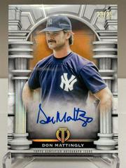 Don Mattingly [Orange] #OA-DM Baseball Cards 2023 Topps Tribute Olympus Autographs Prices