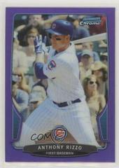 Anthony Rizzo [Purple Refractor] Baseball Cards 2013 Bowman Chrome Prices
