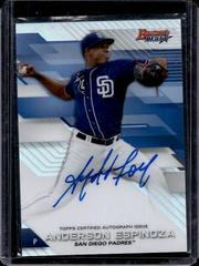 Anderson Espinoza [Refractor] #B17-AE Baseball Cards 2017 Bowman's Best of Autograph Prices