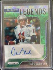 Drew Bledsoe [Green Scope Prizm] Football Cards 2021 Panini Prizm Franchise Legends Signatures Prices