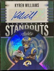 Kyren Williams [Green] #SS-14 Football Cards 2023 Panini Absolute Signature Standouts Prices
