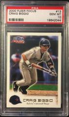 Craig Biggio #13 Baseball Cards 2000 Fleer Focus Prices