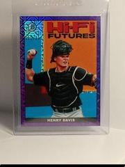 Henry Davis [Purple Refractor Mega Box Mojo] Baseball Cards 2022 Bowman Hi Fi Futures Prices