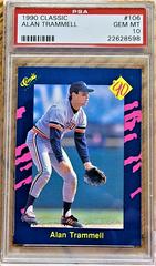 Alan Trammell #106 Baseball Cards 1990 Classic Prices