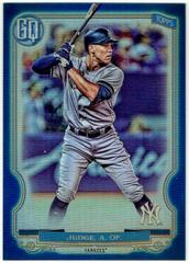 Aaron Judge [Indigo Refractor] #50 Baseball Cards 2020 Topps Gypsy Queen Chrome Box Toppers Prices