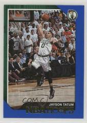 Jayson Tatum [Blue] #116 Basketball Cards 2018 Panini Hoops Prices
