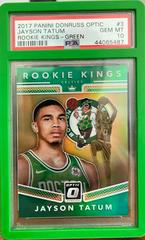 Jayson Tatum [Green] Basketball Cards 2017 Panini Donruss Optic Rookie Kings Prices