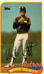 Mike Scott #50 Baseball Cards 1989 Topps Ljn Baseball Talk Prices