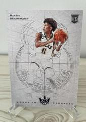 MarJon Beauchamp [Violet] #27 Basketball Cards 2022 Panini Court Kings Works in Progress Prices