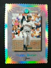 Barry Bonds #56 Baseball Cards 1995 Panini Donruss Elite Prices