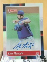 Alek Manoah Baseball Cards 2022 Panini Donruss Retro 1988 Signatures Prices