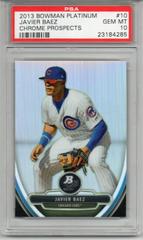Javier Baez #10 Baseball Cards 2013 Bowman Platinum Chrome Prospects Prices