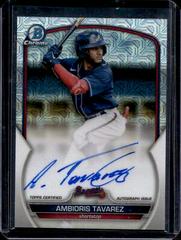 Ambioris Tavarez #BMA-AT Baseball Cards 2023 Bowman Chrome Prospect Mega Box Autographs Prices