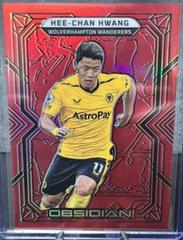 Hee chan Hwang [Red Flood] #105 Soccer Cards 2022 Panini Obsidian Prices