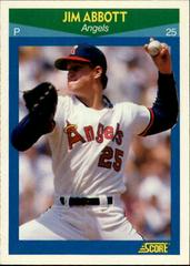 Jim Abbott #5 Baseball Cards 1990 Score Rising Stars Prices