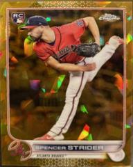 Spencer Strider [Gold] #509 Baseball Cards 2022 Topps Chrome Sapphire Prices