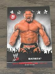Batista Wrestling Cards 2009 Topps WWE Town Prices