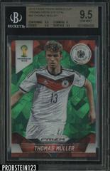 Thomas Muller [Green Crystal Prizm] Soccer Cards 2014 Panini Prizm World Cup Prices