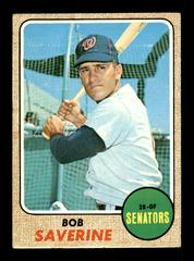 Bob Saverine #149 Baseball Cards 1968 Topps Milton Bradley Prices