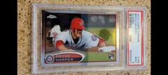 Bryce Harper [Sliding Refractor] #196 Baseball Cards 2012 Topps Chrome Prices