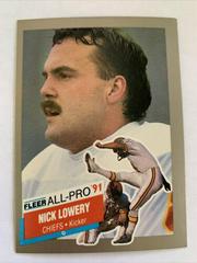Nick Lowery #23 Football Cards 1991 Fleer All Pro Prices