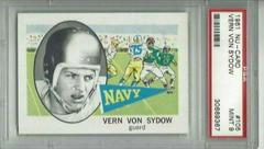 Vern Von Sydow #105 Football Cards 1961 NU Card Prices